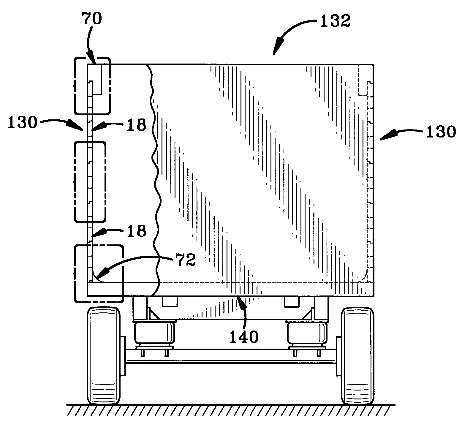 Method and apparatus for manufacturing a trailer wall and wall formed thereby