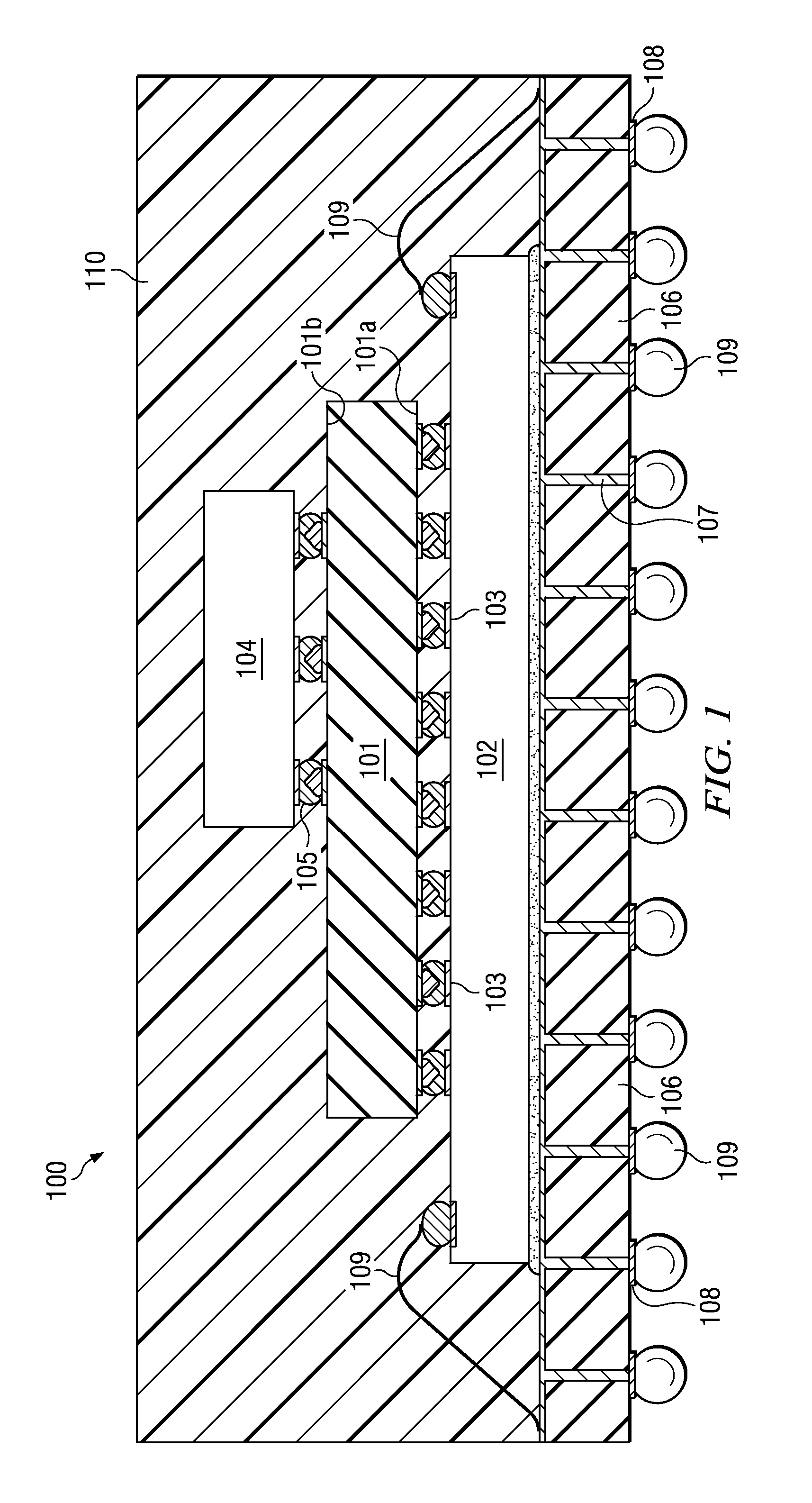 Gold-bumped interposer for vertically integrated semiconductor system