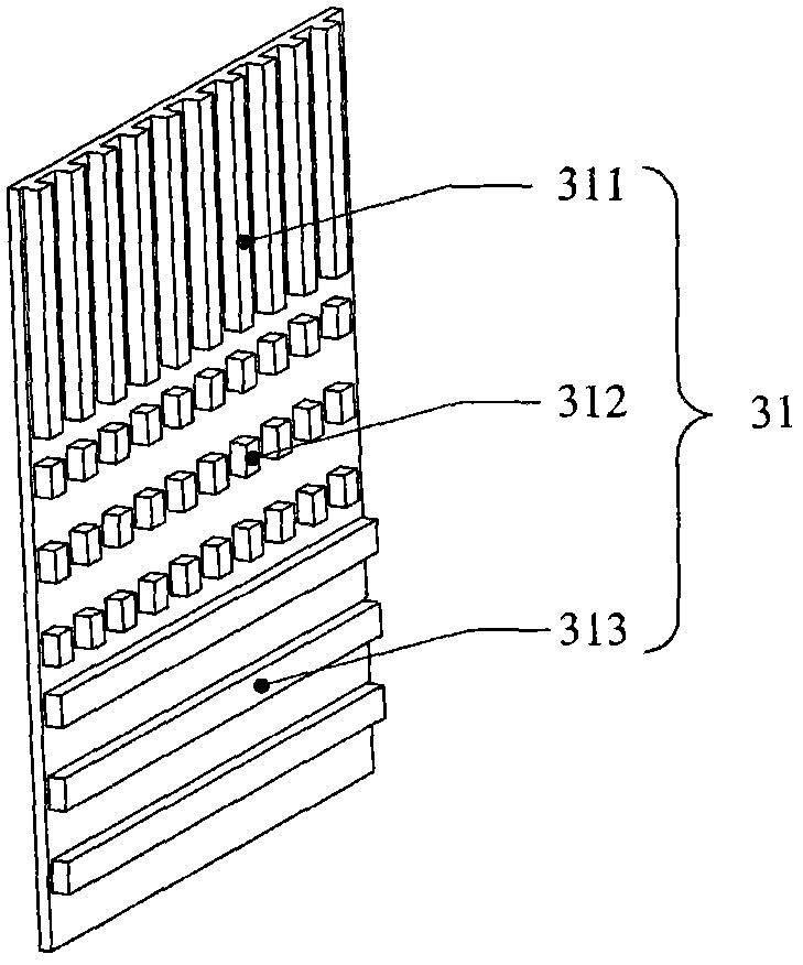 A three-dimensional displacement measurement device based on diffraction grating