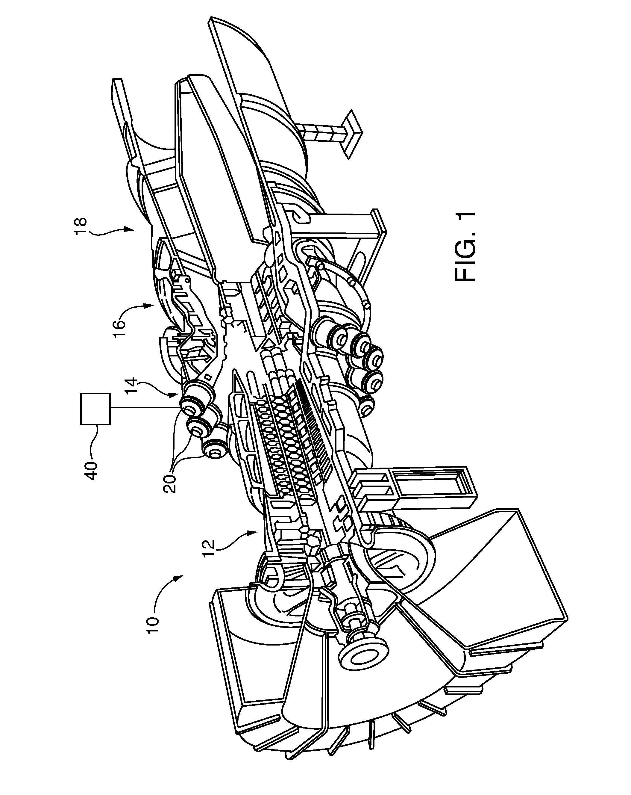 Parameter distribution mapping in a gas turbine engine