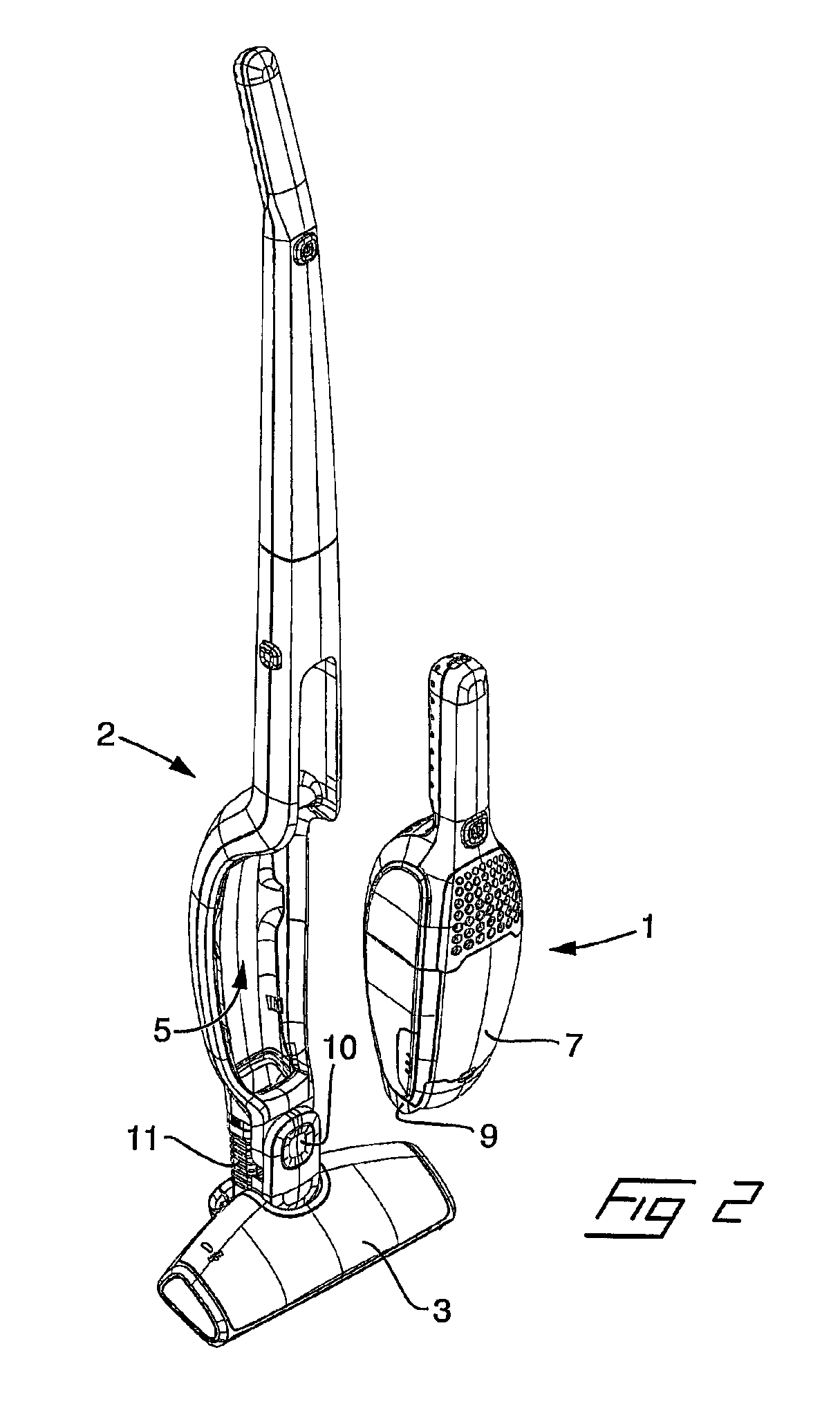 Dirt separator system for a vacuum cleaner