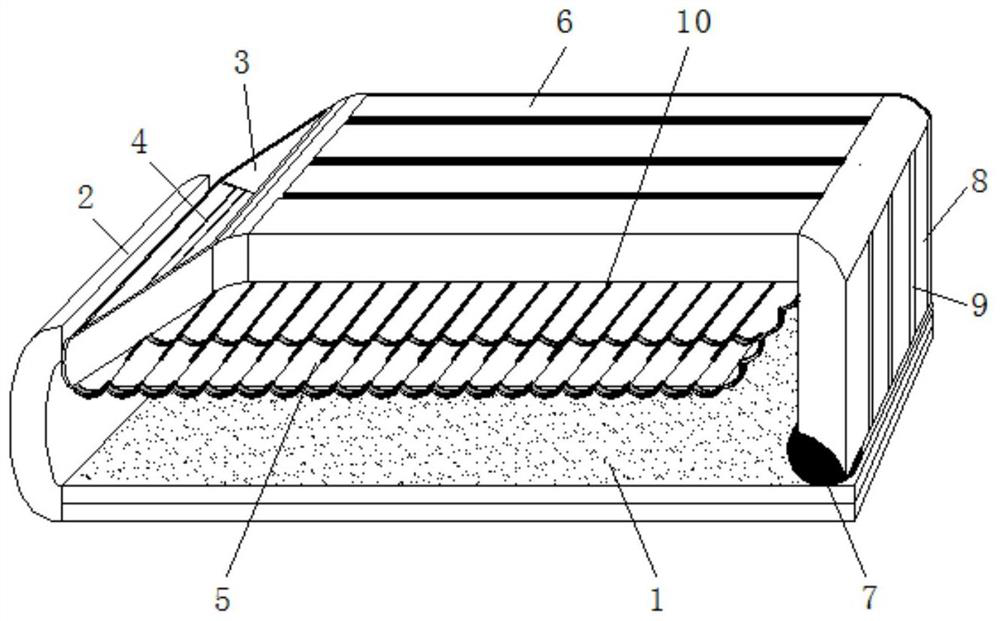 Building material collection device capable of avoiding information loss on construction site