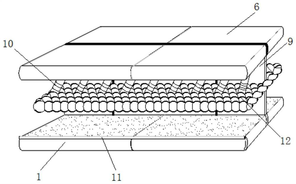 Building material collection device capable of avoiding information loss on construction site