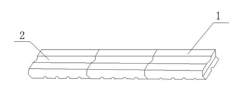 Welding backing of CO2 vertical electrogas automatic one-side welding, and method for using same