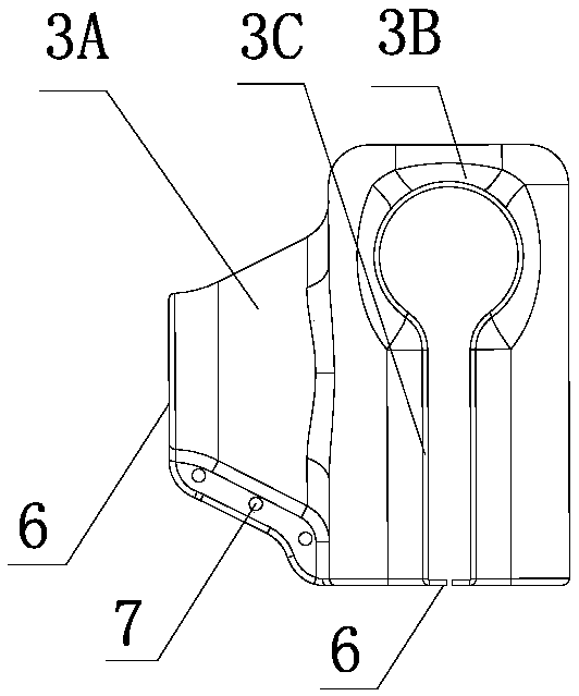 Double-armed type bird repelling shield applied to high-voltage overhead line pole