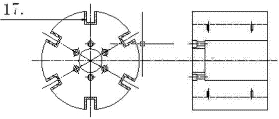 Grooved wheel type bar separating and automatic feeding device