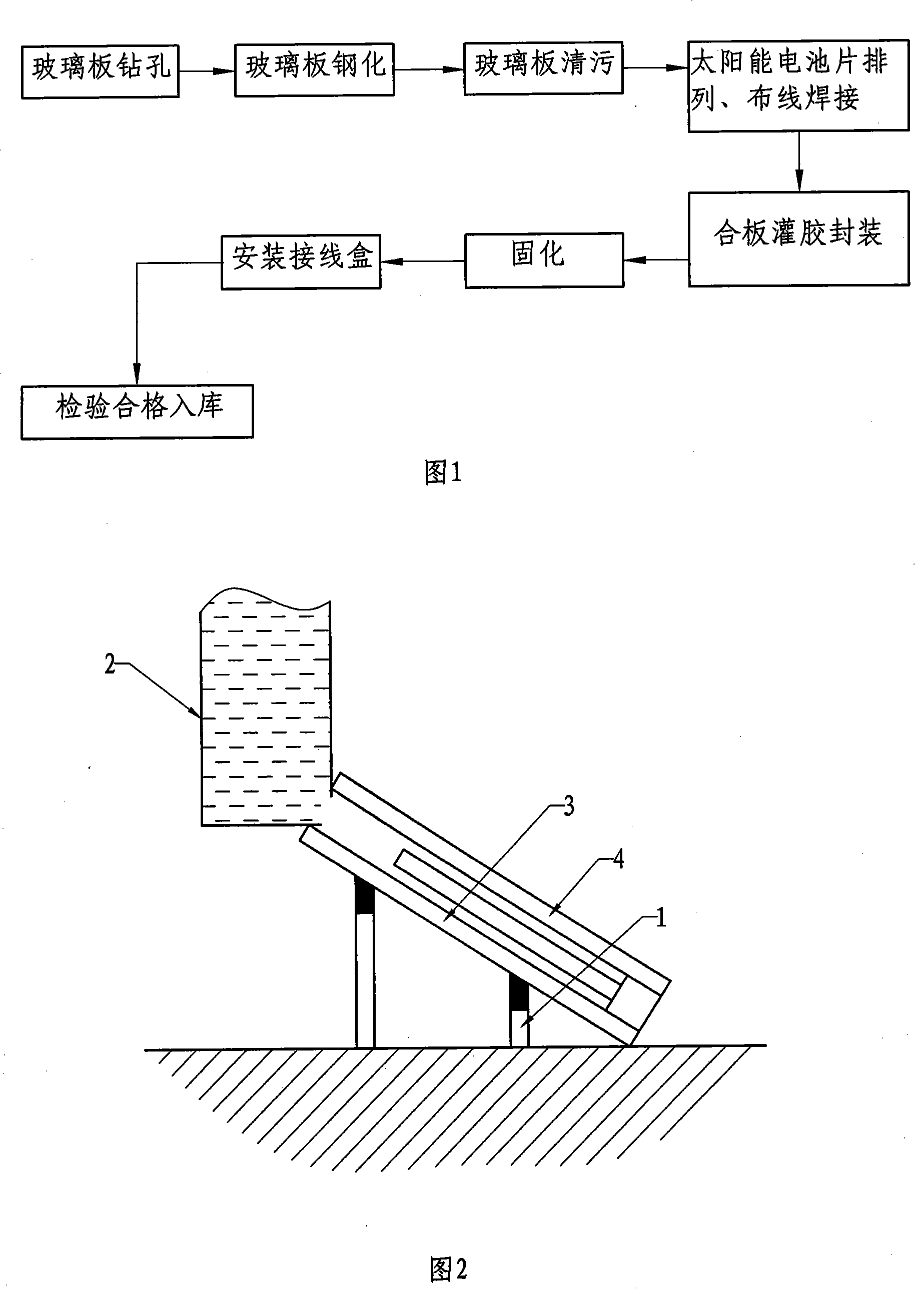Manufacturing method for solar optoelectronic glass curtain wall