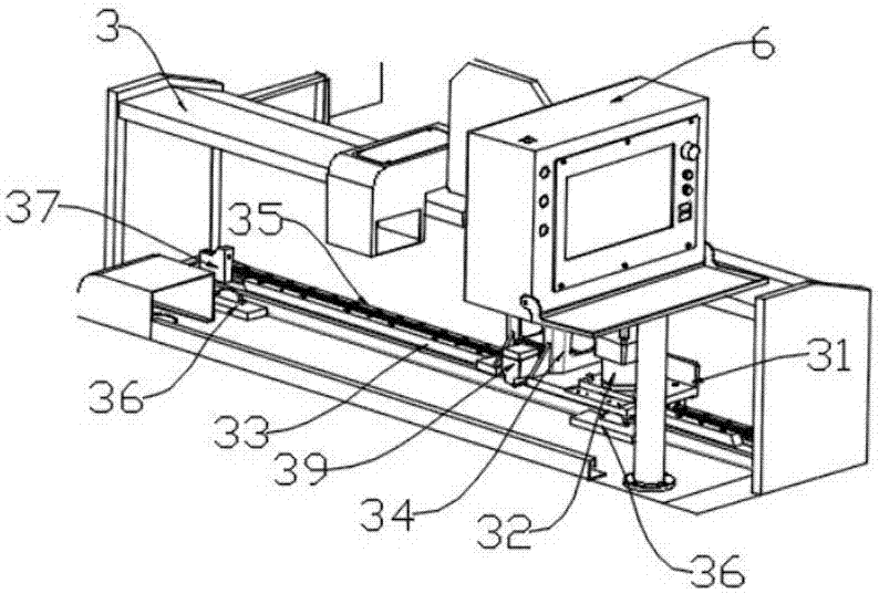 Double-head edge polishing numerical control stone machine