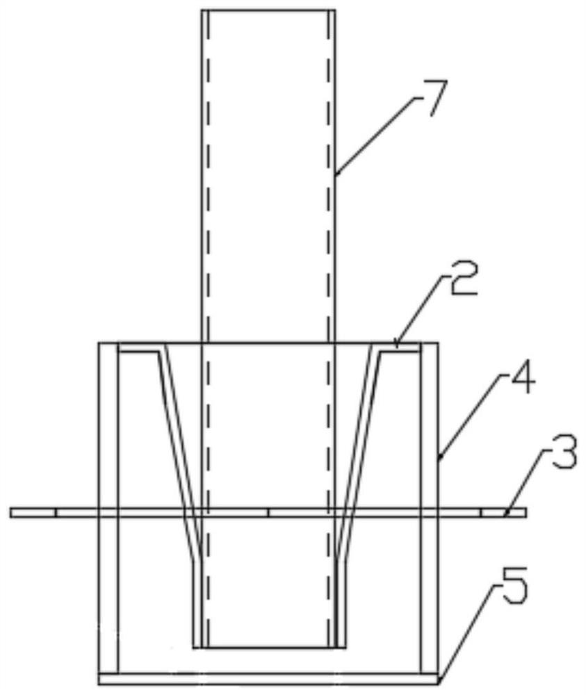 Slot device based on self-similar curtain wall structure system and construction method