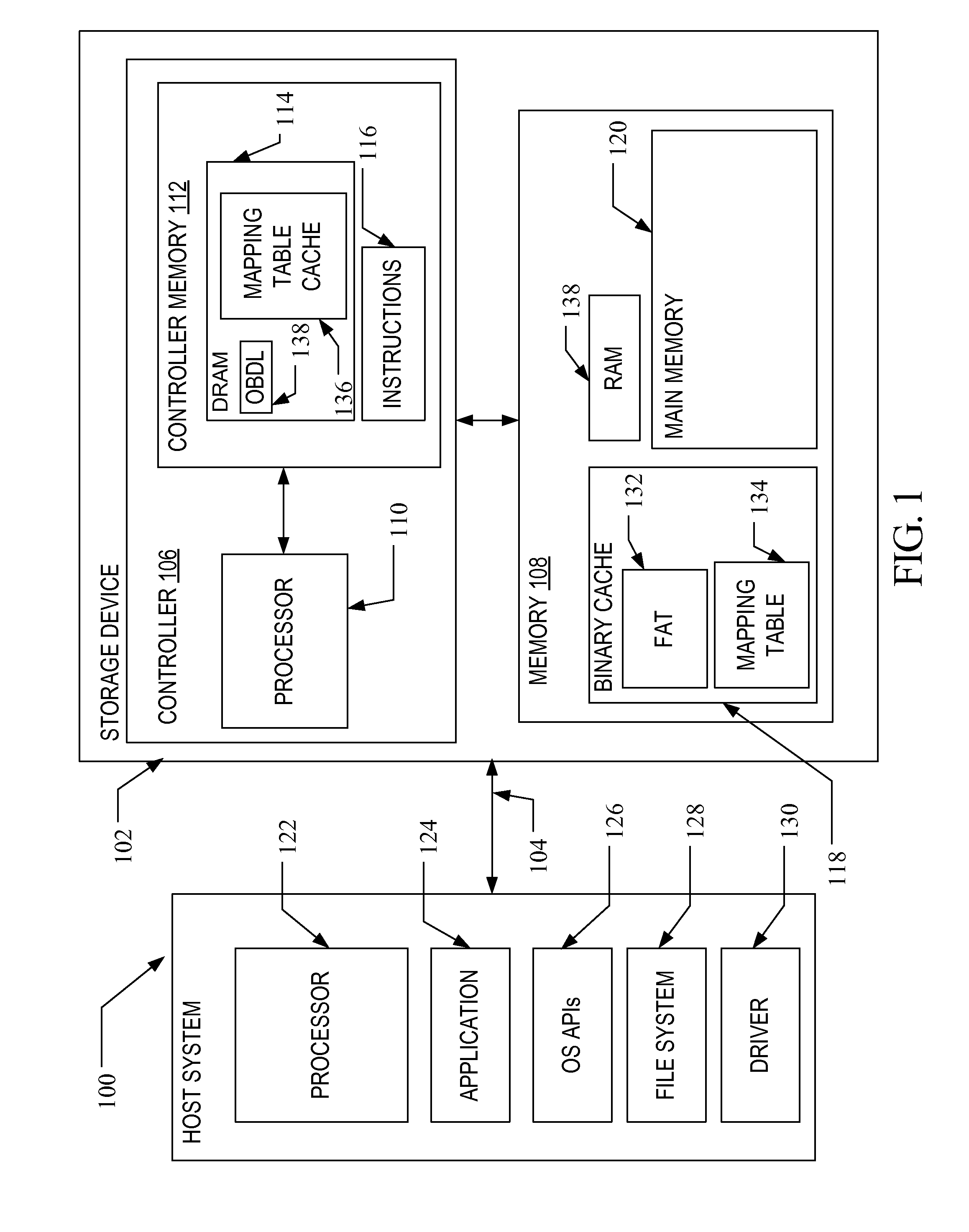 Method and system for interleaving pieces of a mapping table for a storage device