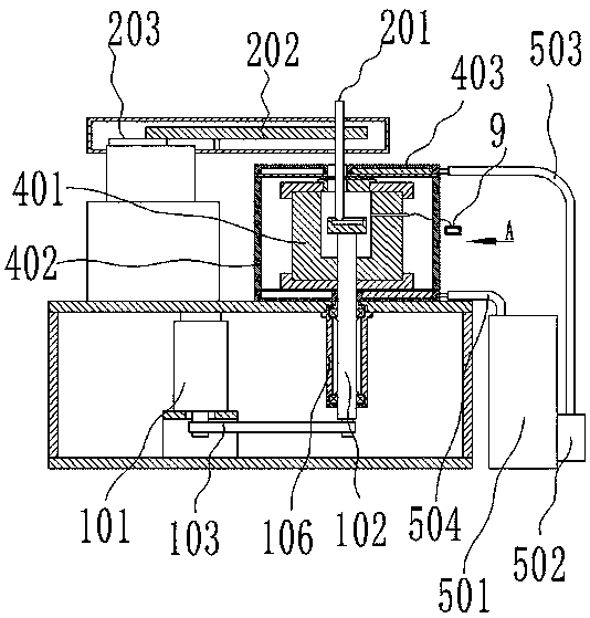 Heating furnace assembly of high-temperature friction-wear experimental instrument and using method of heating furnace assembly