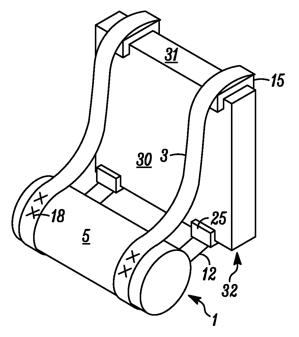 Radiographic cassette holding device
