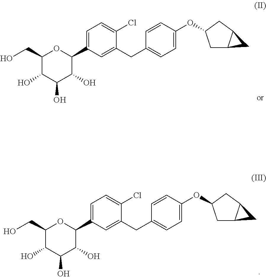 Optically pure benzyl-4-chlorophenyl-c-glucoside derivative