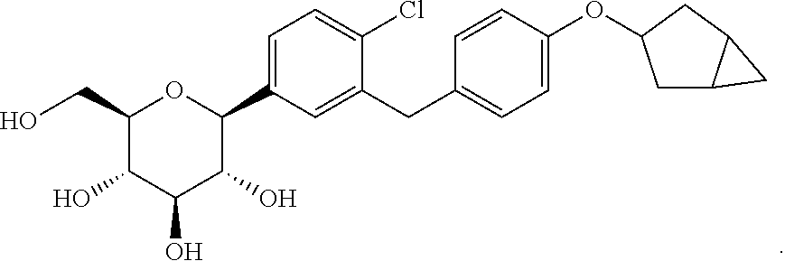 Optically pure benzyl-4-chlorophenyl-c-glucoside derivative