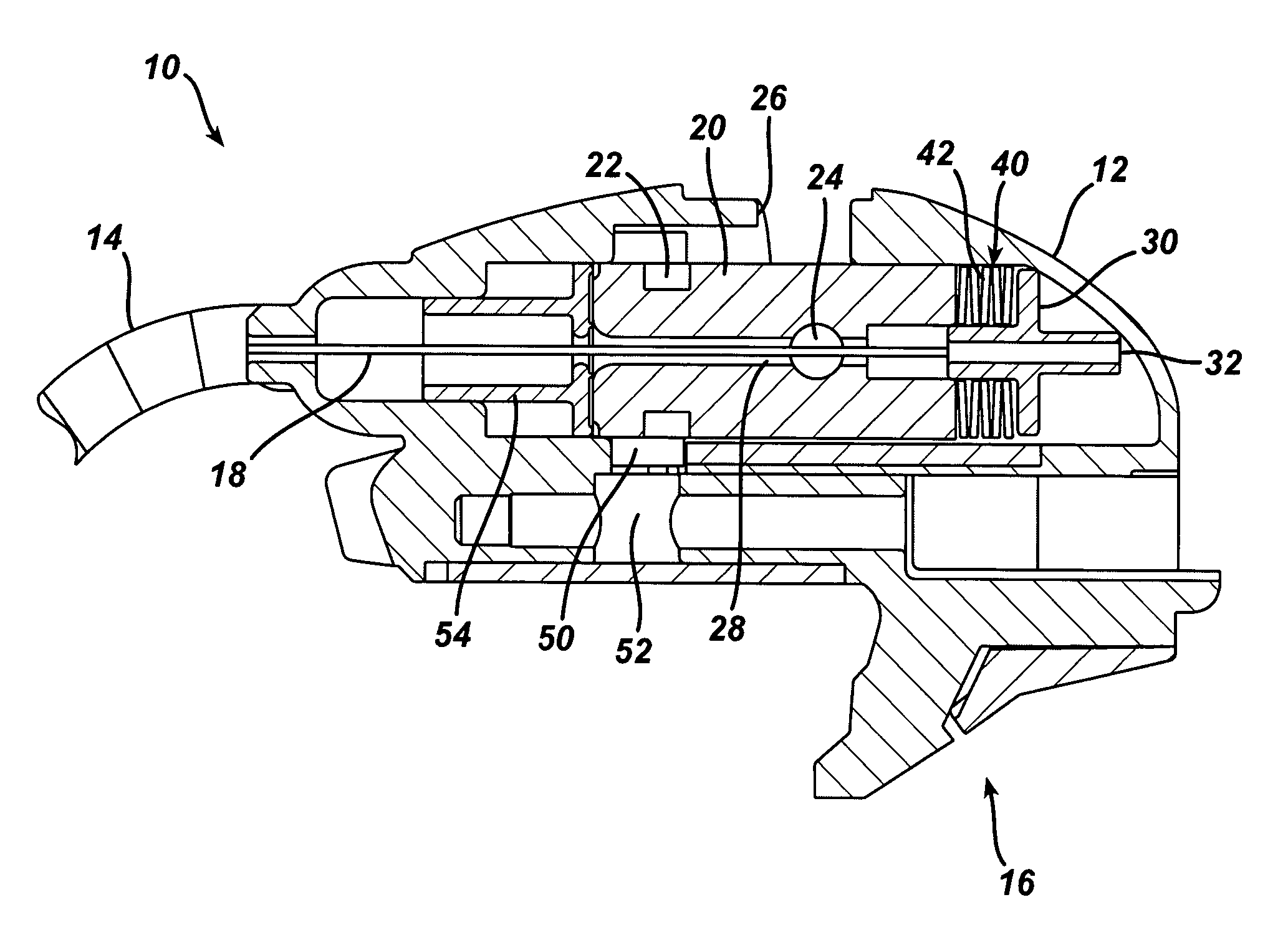 Flexible shaft stabilizing devices with improved actuation