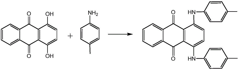 Synthesis method of solvent green 3