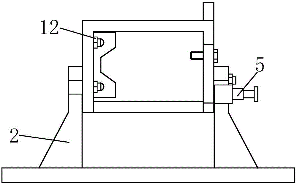 A 90-degree rotatable safety valve body fixture