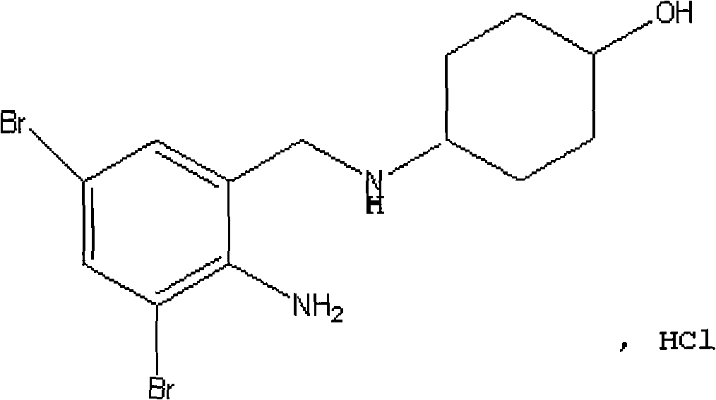 Refining method of hydrochloric acid ambroxol compound