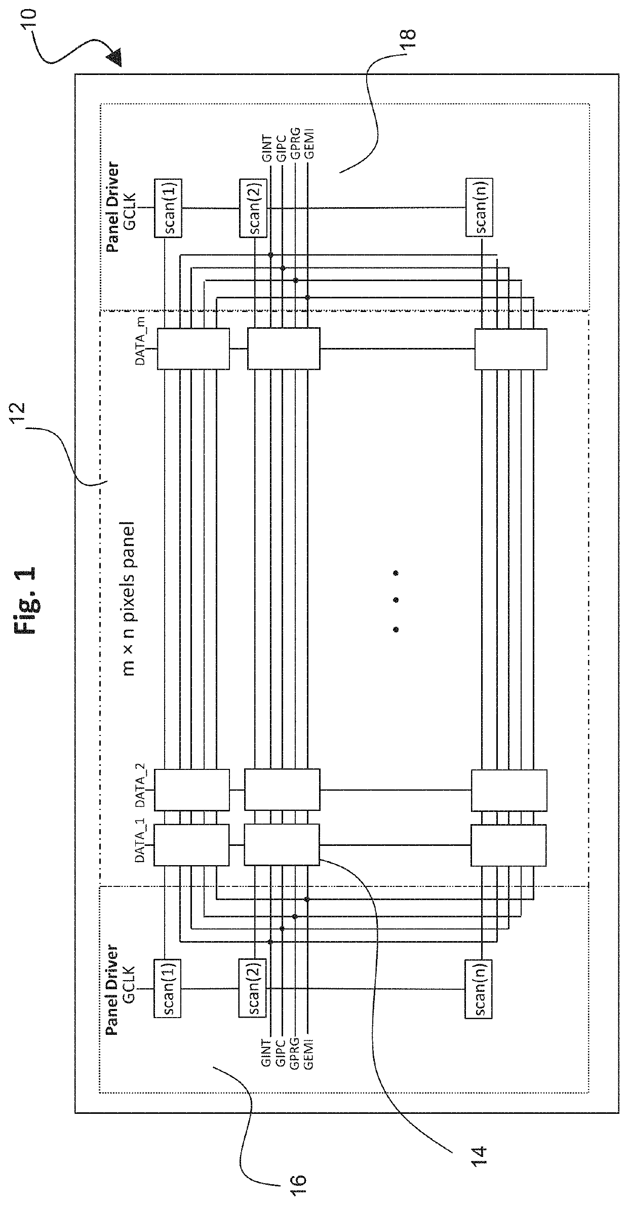 TFT pixel threshold voltage compensation circuit with global compensation