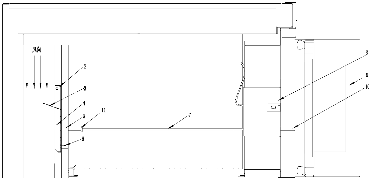 Novel grid cabinet refrigerating and heating conversion box