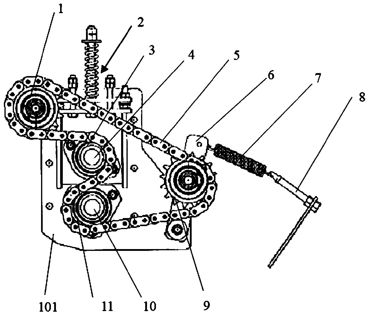 Floating impurity removal device applicable to position of secondary stem pulling on corn harvester