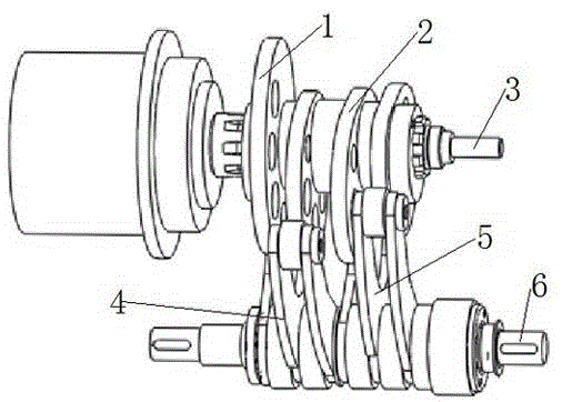 A cam linkage mechanism of a soap cutting machine