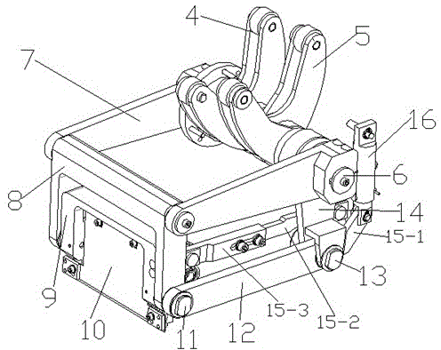 A cam linkage mechanism of a soap cutting machine