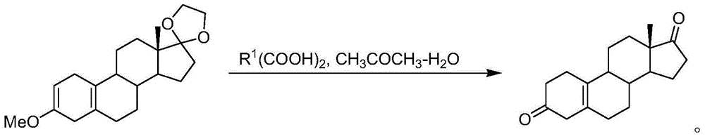 Method for preparing 19-Norandrost-5(10)-ene-3,17-dione compound