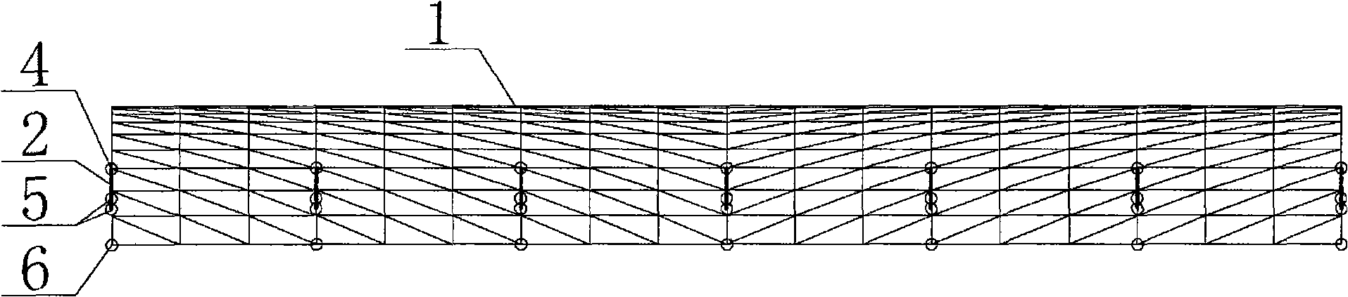 Chord branch barrel shell structure system