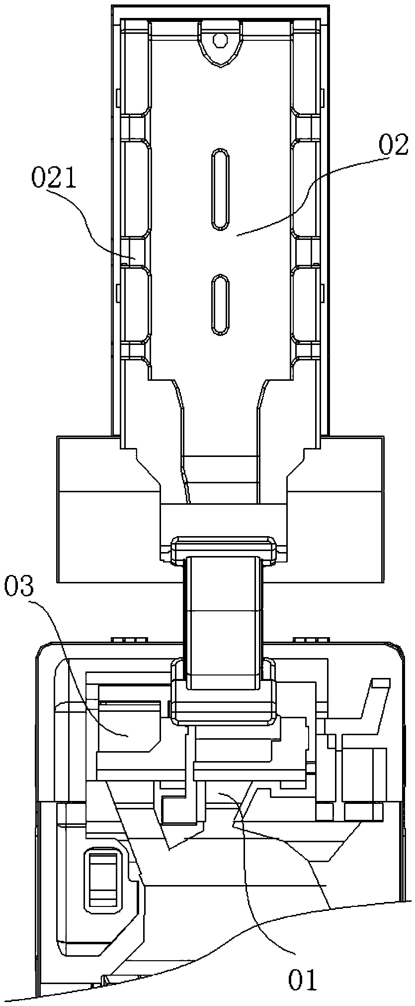 Single-system air-cooled refrigerator
