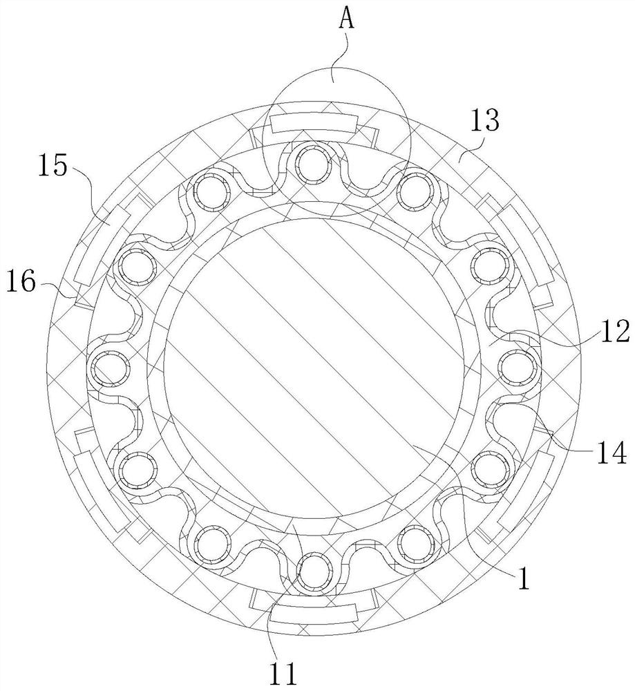 High-temperature-resistant halogen-free flame-retardant cable