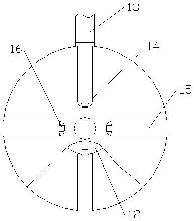 Binding device for roll-dividing machine and binding method