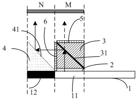 A display device for eliminating black border phenomenon in splicing