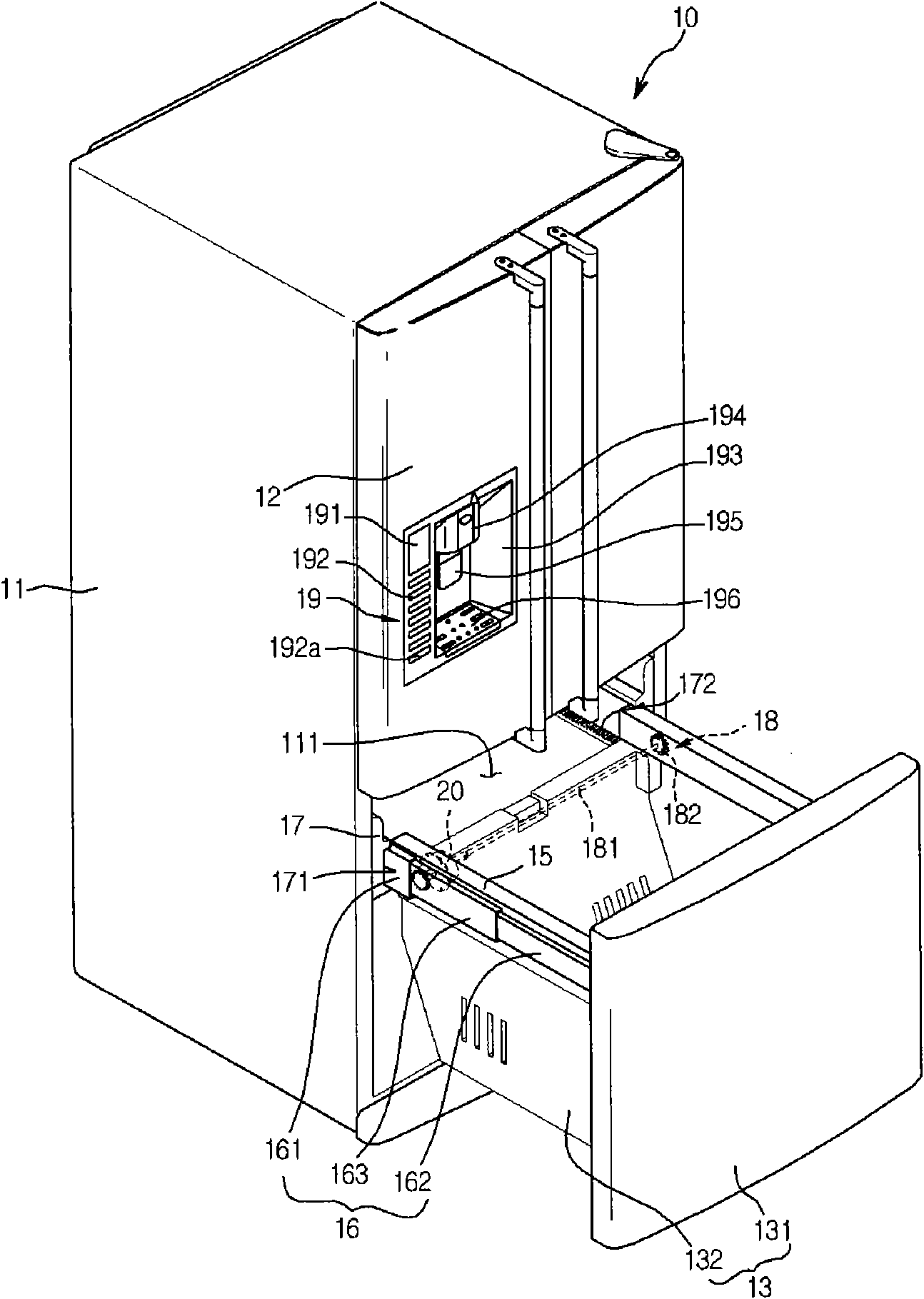 System and method for driving a drawer in a refrigerator