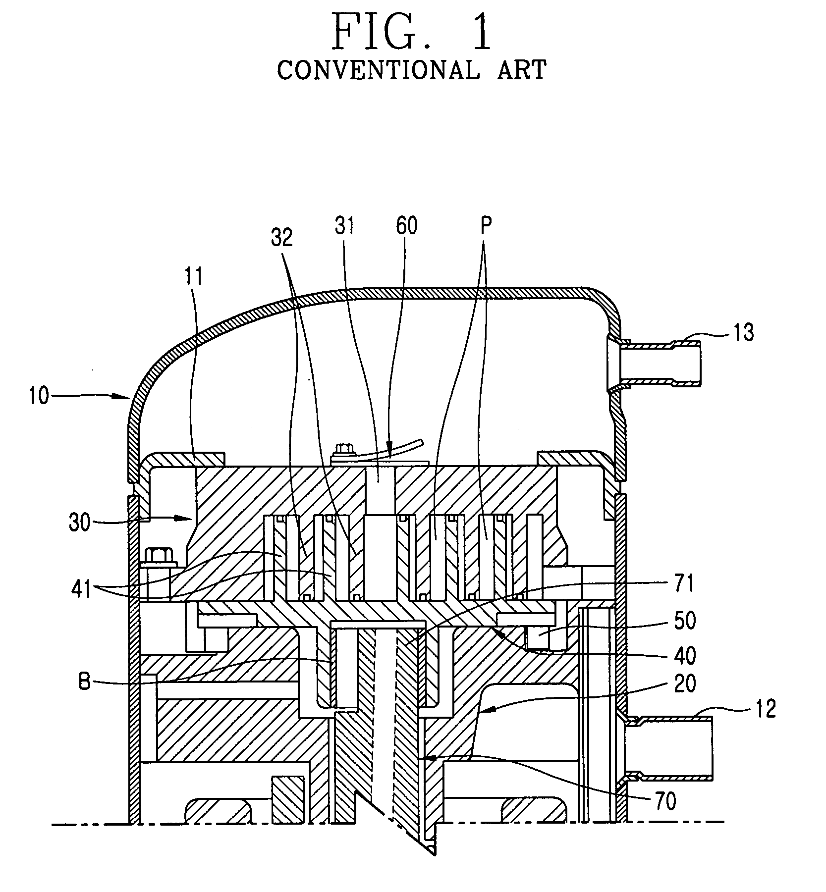 Discharge valve system of scroll compressor