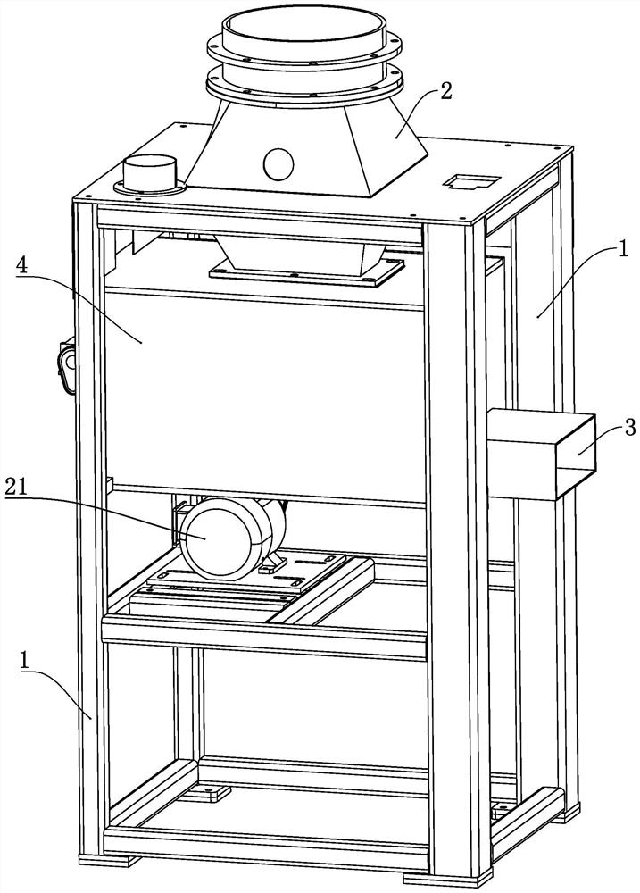 Feeding device of impeller valve bag packaging machine