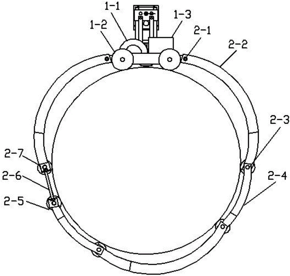 Pipe externally-circumferential weld scanner