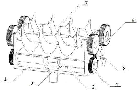 Spiral shaver head