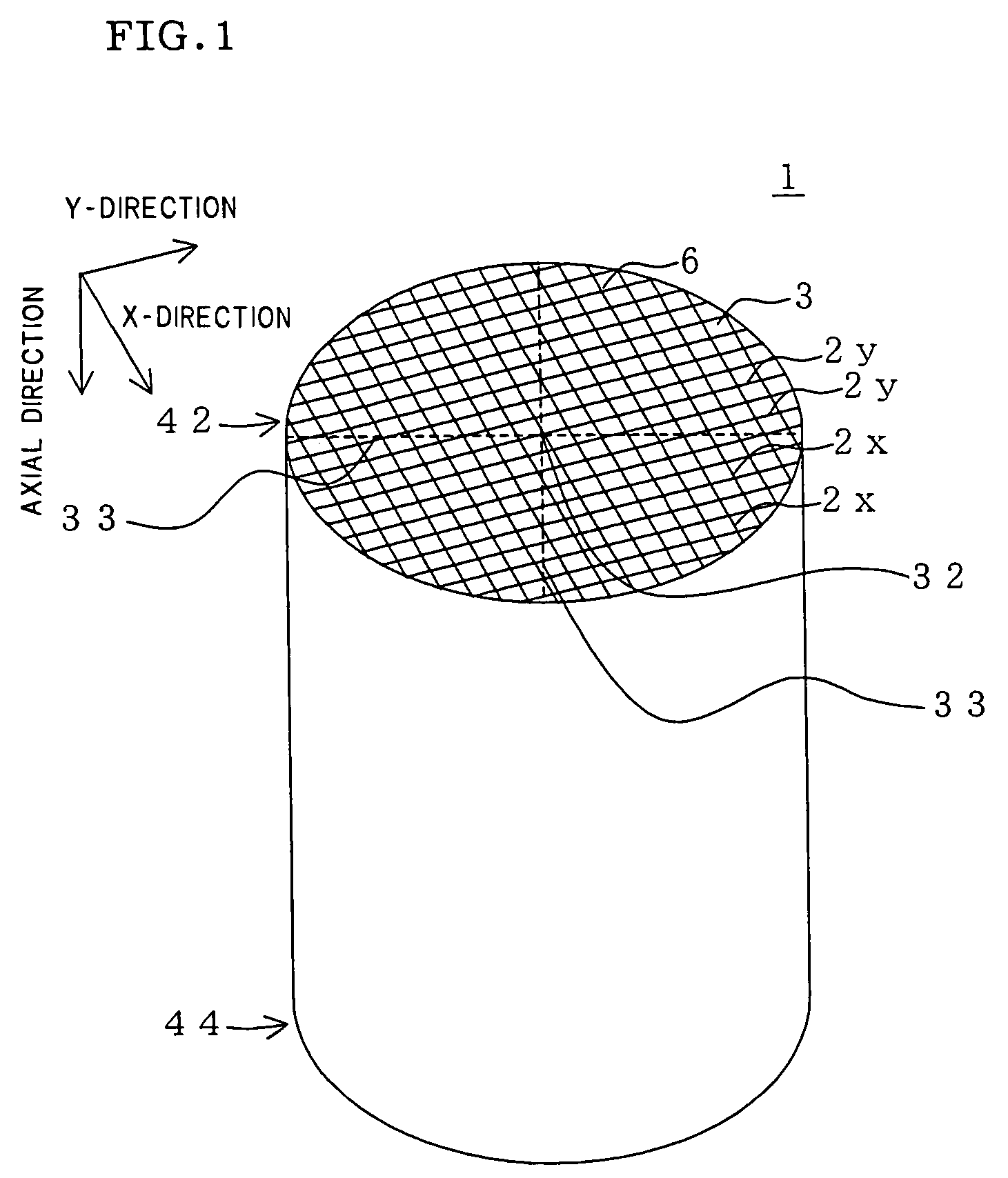 Honeycomb structure, method of manufacturing the same, die for forming, and discharge fluid purification system