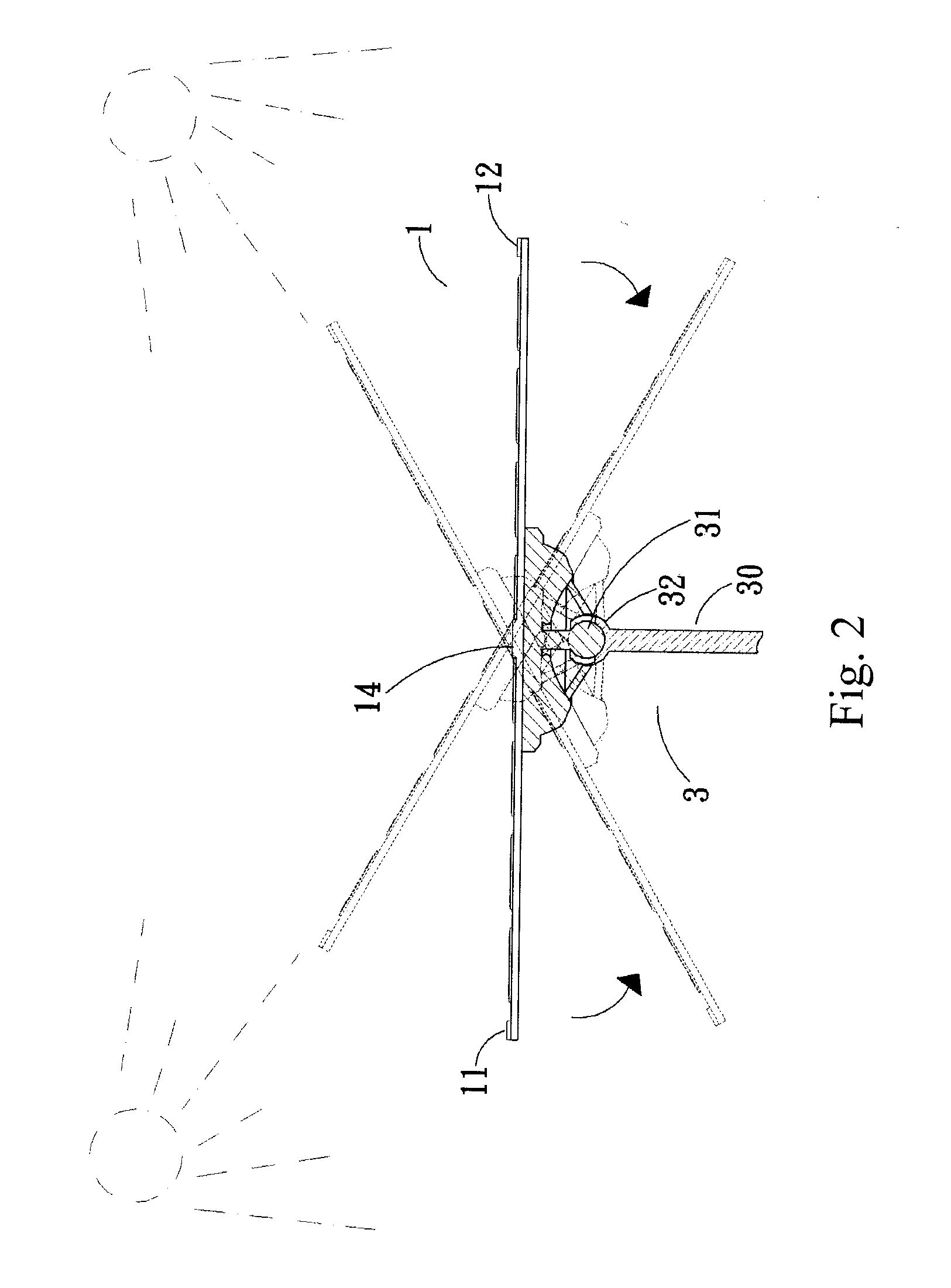 Solar energy absorption plate with angle adjusting assembly