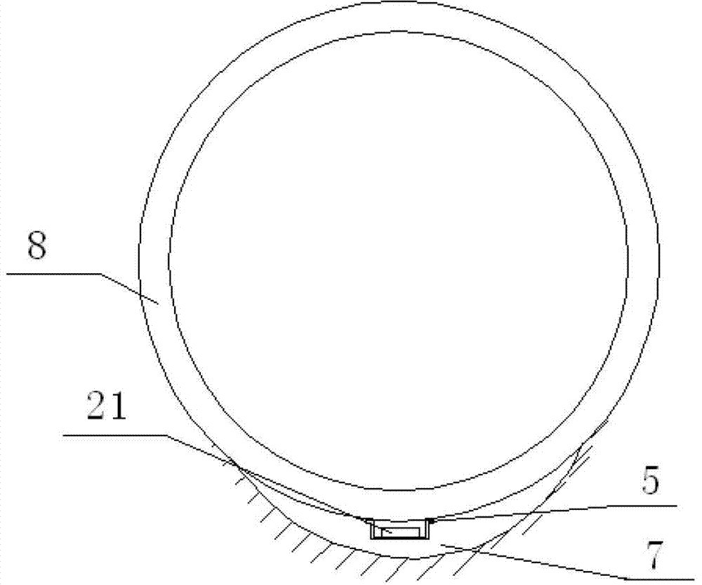 Instrument and method for monitoring cavity beneath tunnel passing through ground fissure zone