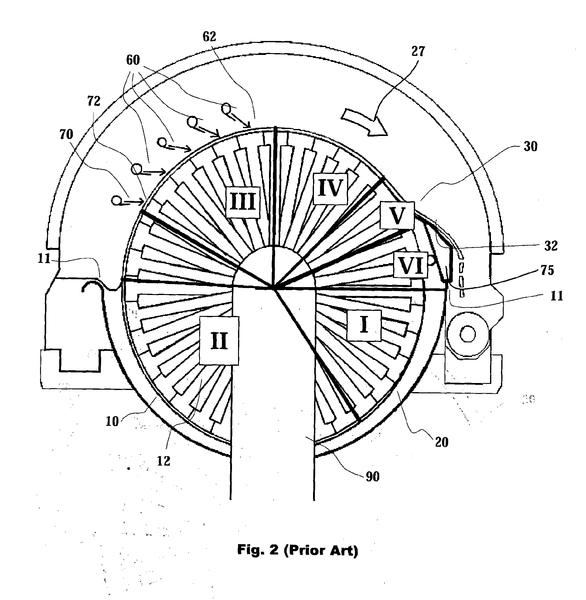 Method and apparatus for washing pulp by means of intensified suction