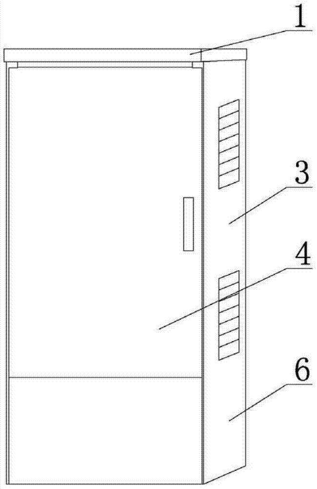 Building block type composite distribution box