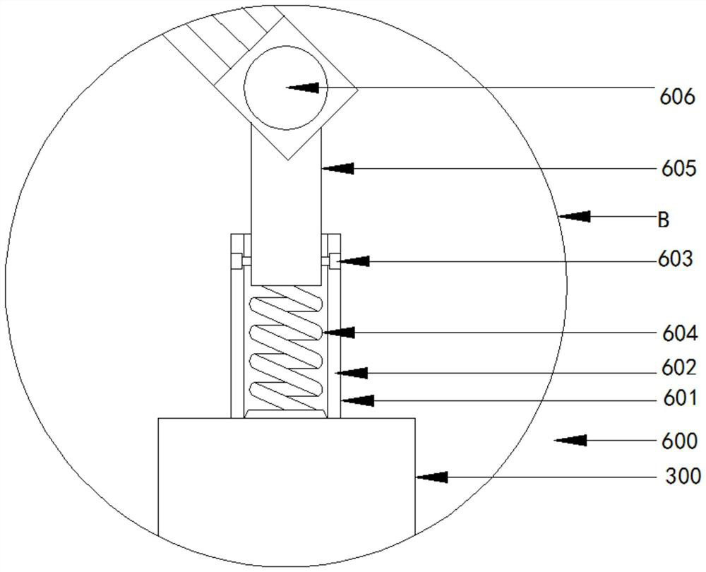 Clamping type photovoltaic panel support