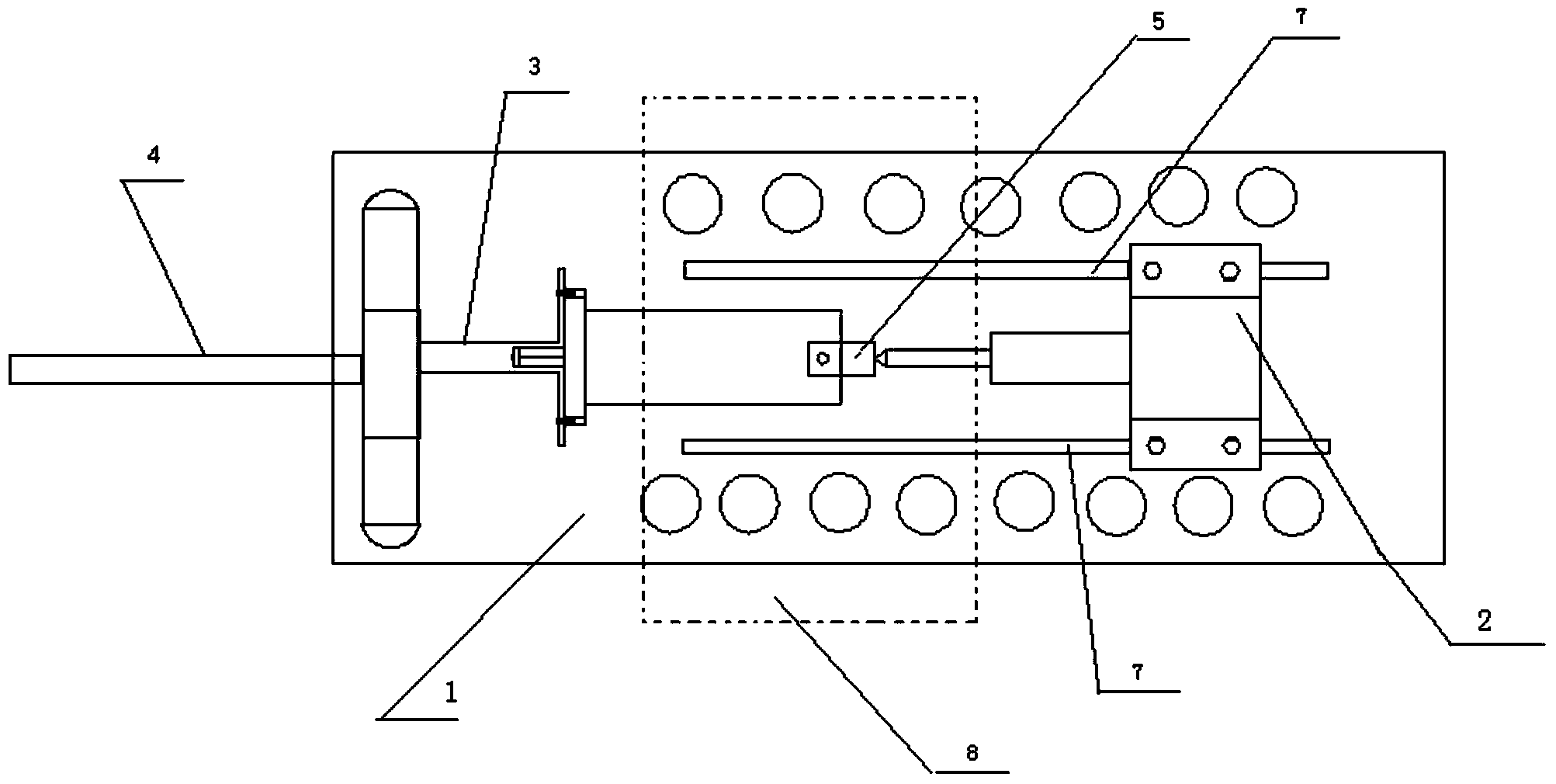 Device for improving magnetic testing sensitivity of aviation engine blade