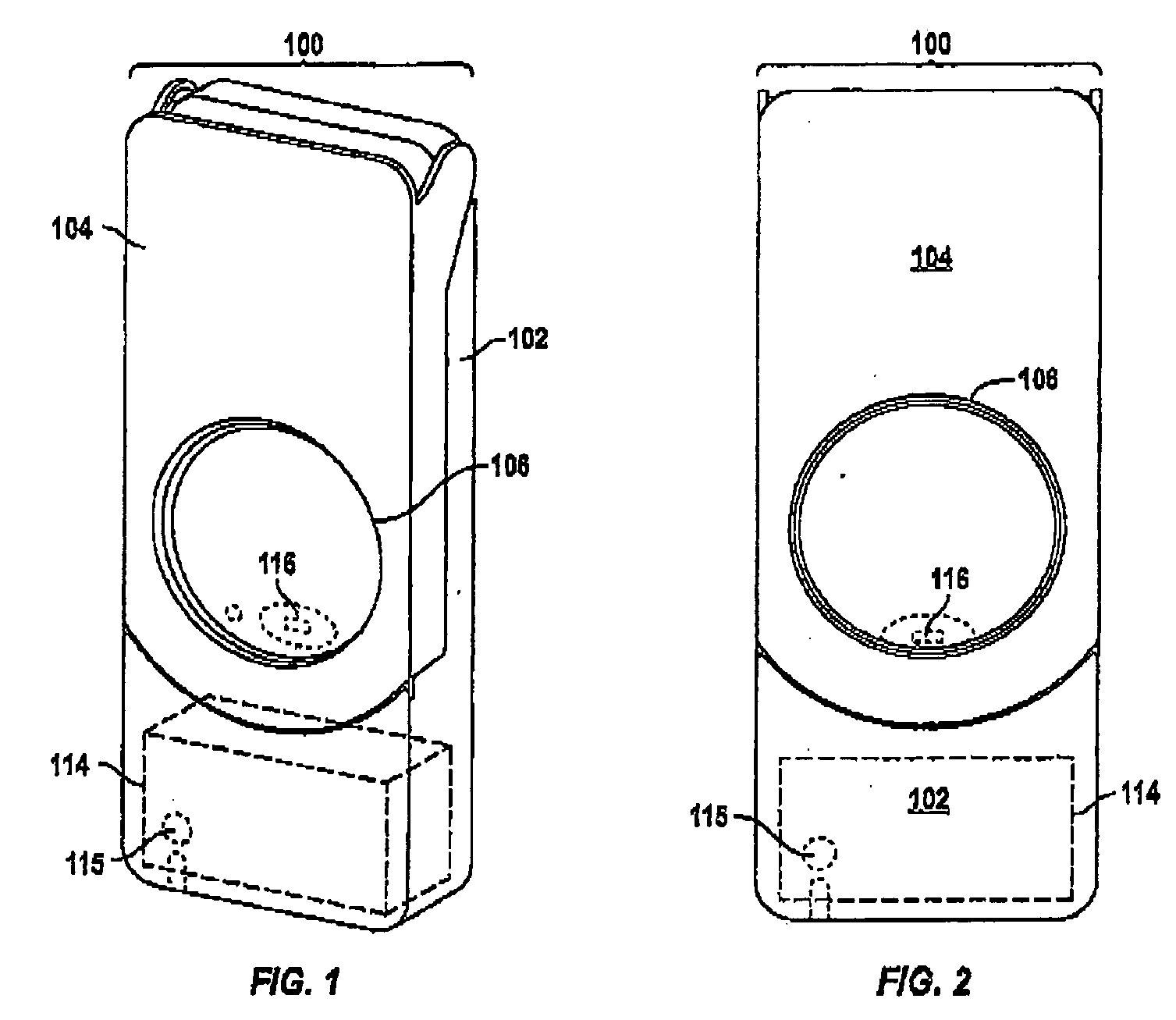 Personal audio player case and integrated wireless adapter