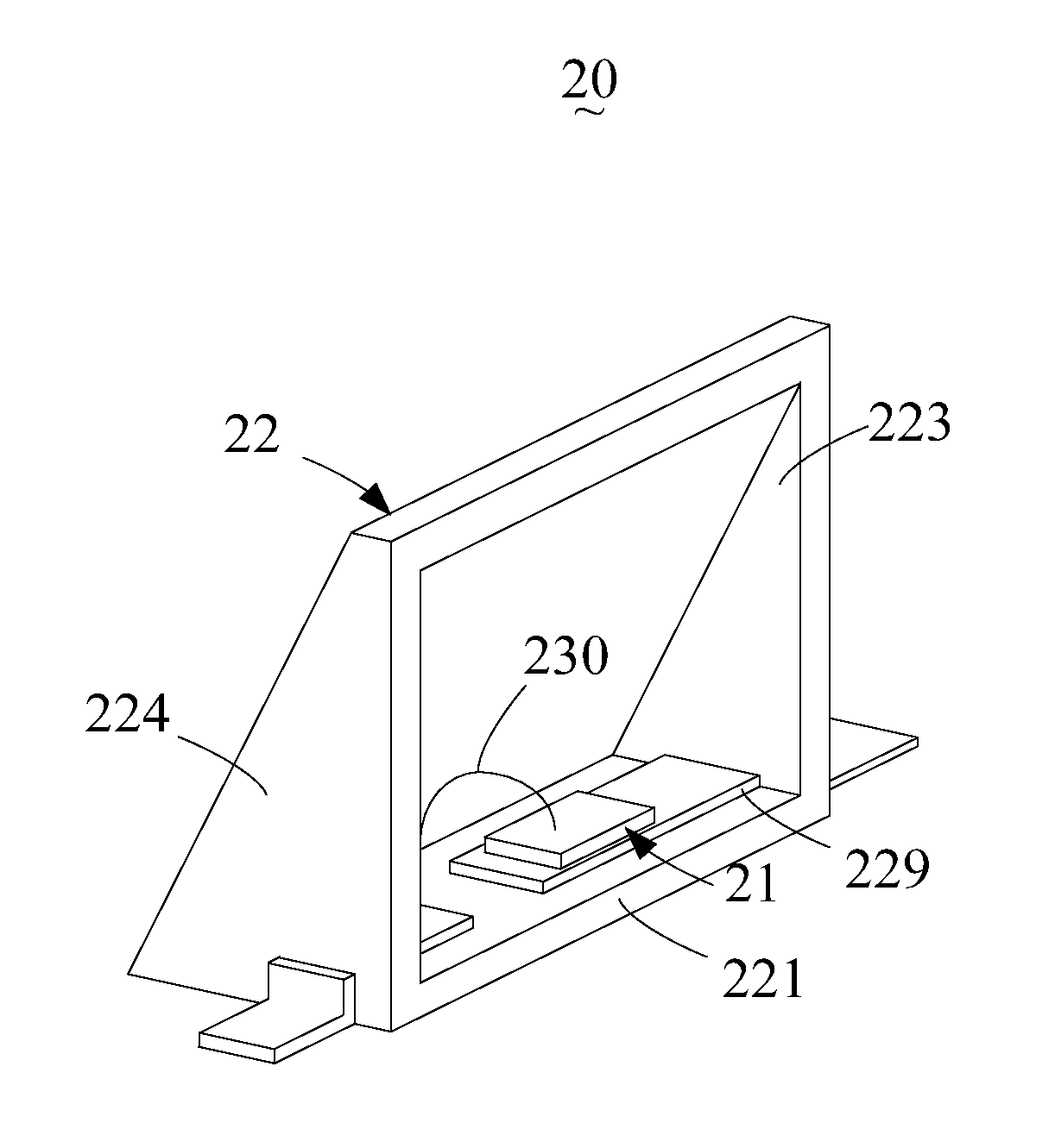 LCD Device And LED Package Structure Thereof