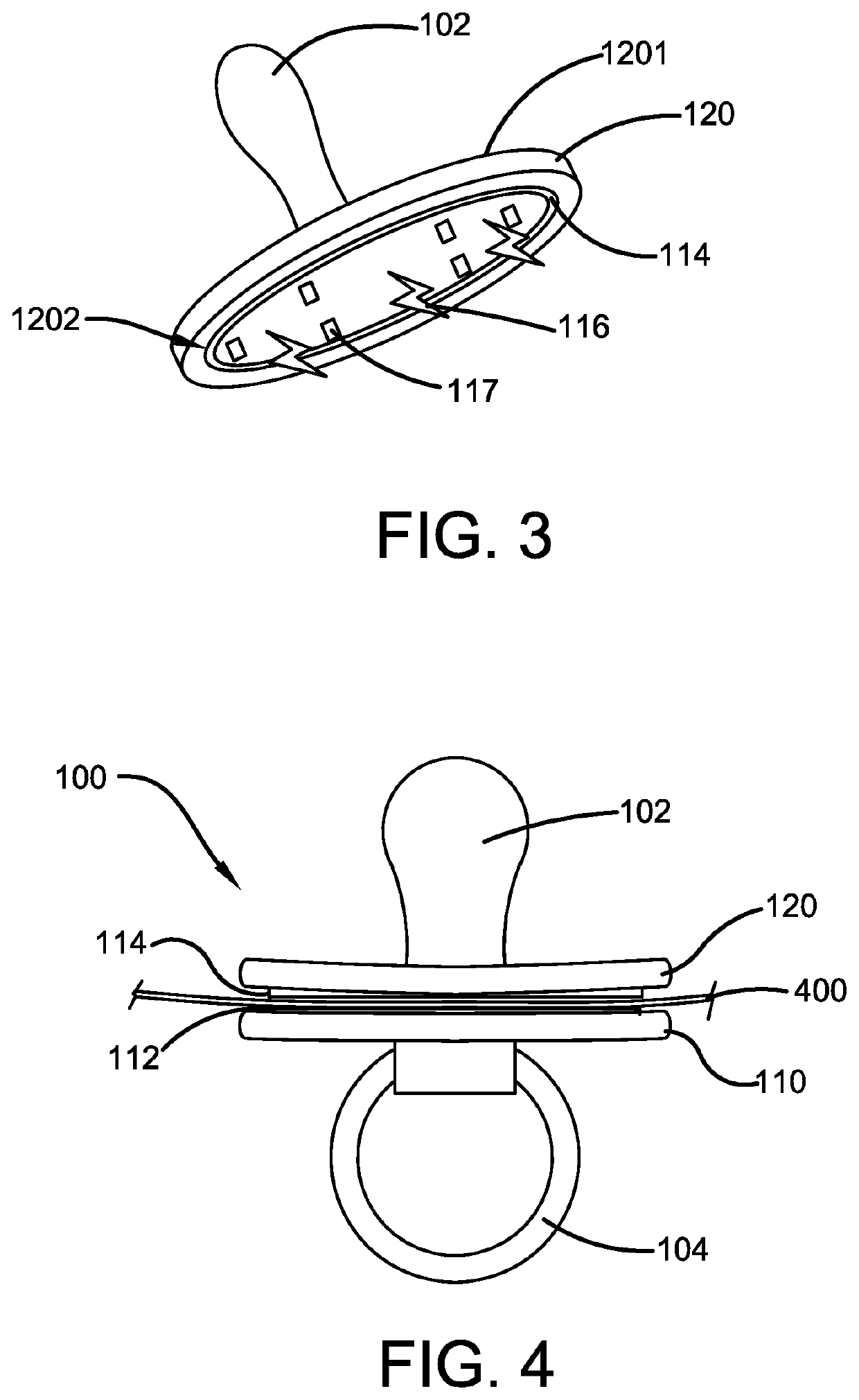 Magnetic Pacifier with Tracking Device