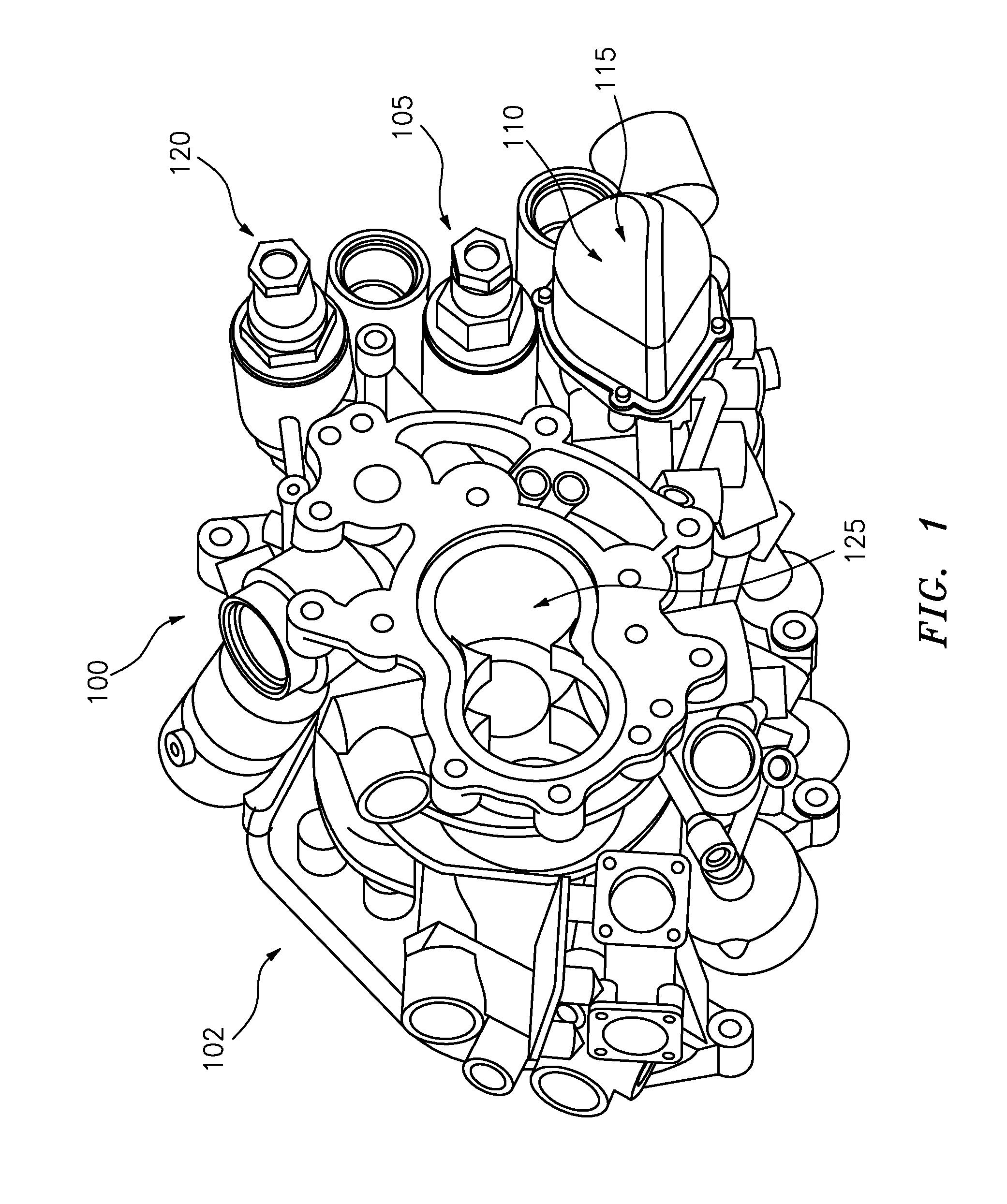 Servo minimum pressure valve