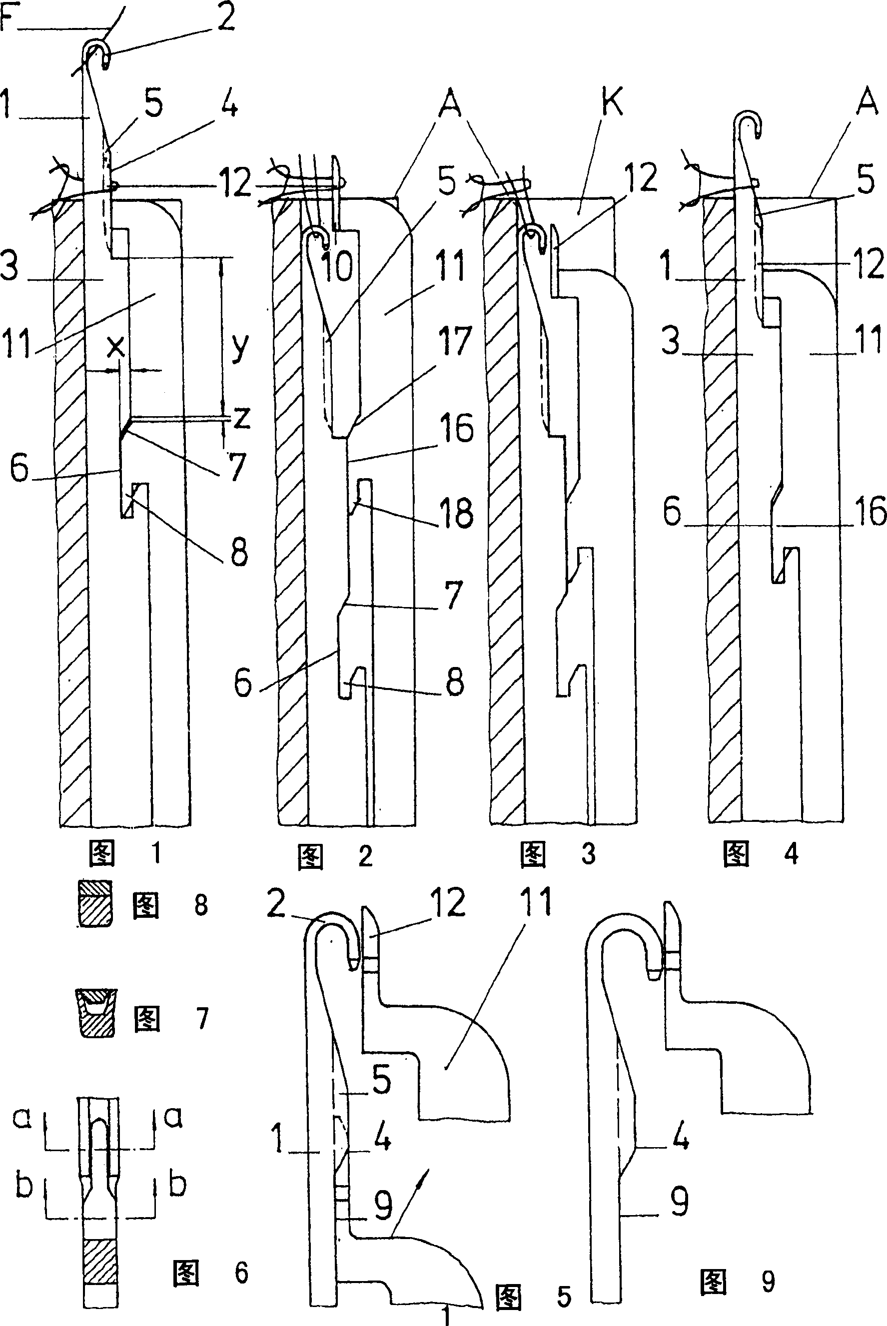 Coiling device for coiling for knitting machine